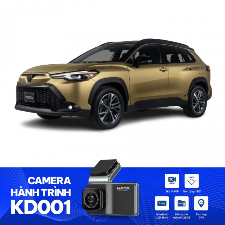 Lắp Đặt Camera Hành Trình Dành Cho Xe Corolla Cross 2023